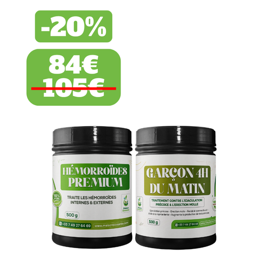 DUO 2 CHOC : hémorroïdes & faiblesse