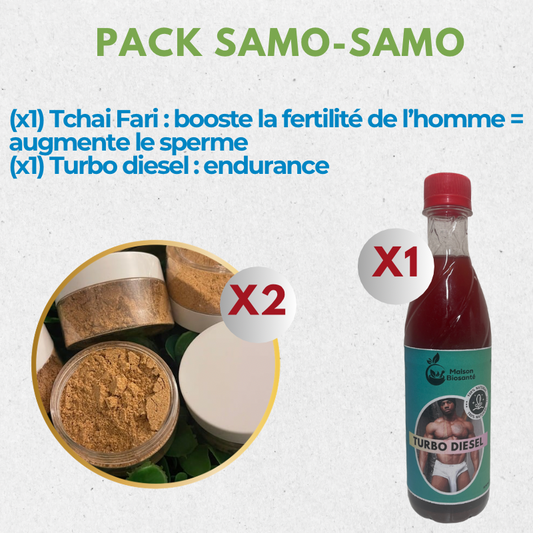 Pack Samo : Booster la fertilité et avoir de l’endurance