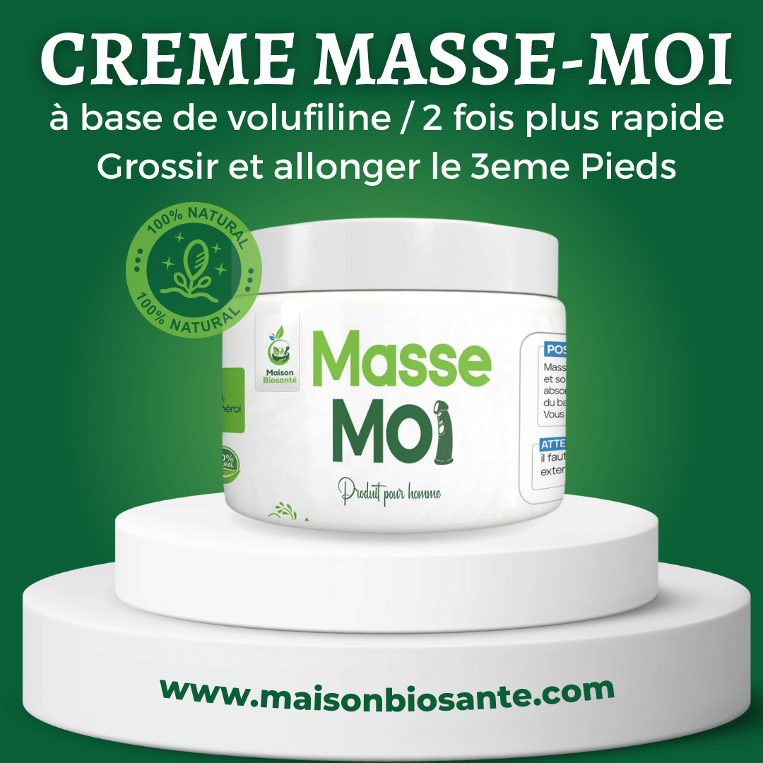 Pack Crème Masse-Moi /AGRANDISSEMENT GÉNITAL DE L'HOMME 100% BIO