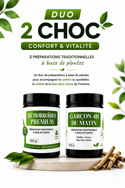 DUO 2 CHOC : hémorroïdes & faiblesse