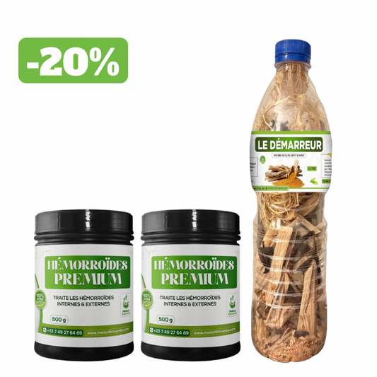 Hémorroïdes Premium : Traite les hémorroïdes internes & externes