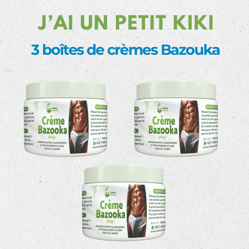 Crème Raffermissante Bazooka Kigelia XXL - 100% Naturel, 200g | Pour Fessier & Virilité