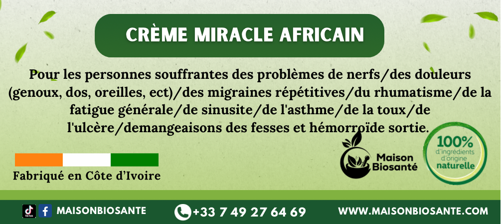 Creme miracle africain