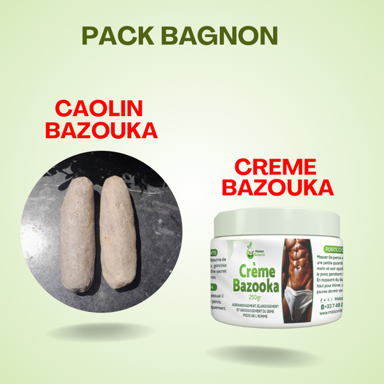Crème Bazooka - Élargissement Du Pénis 100% Naturel - Livraison Express Incluse