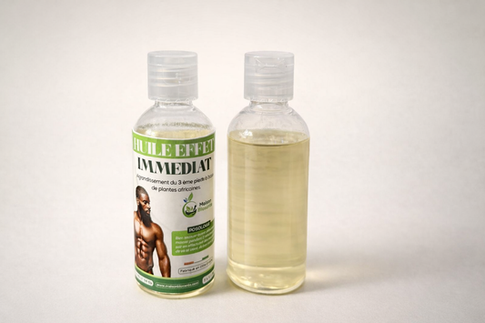Huile Effet immédiat : AGRANDISSEMENT GÉNITAL DE L'HOMME 100% BIO