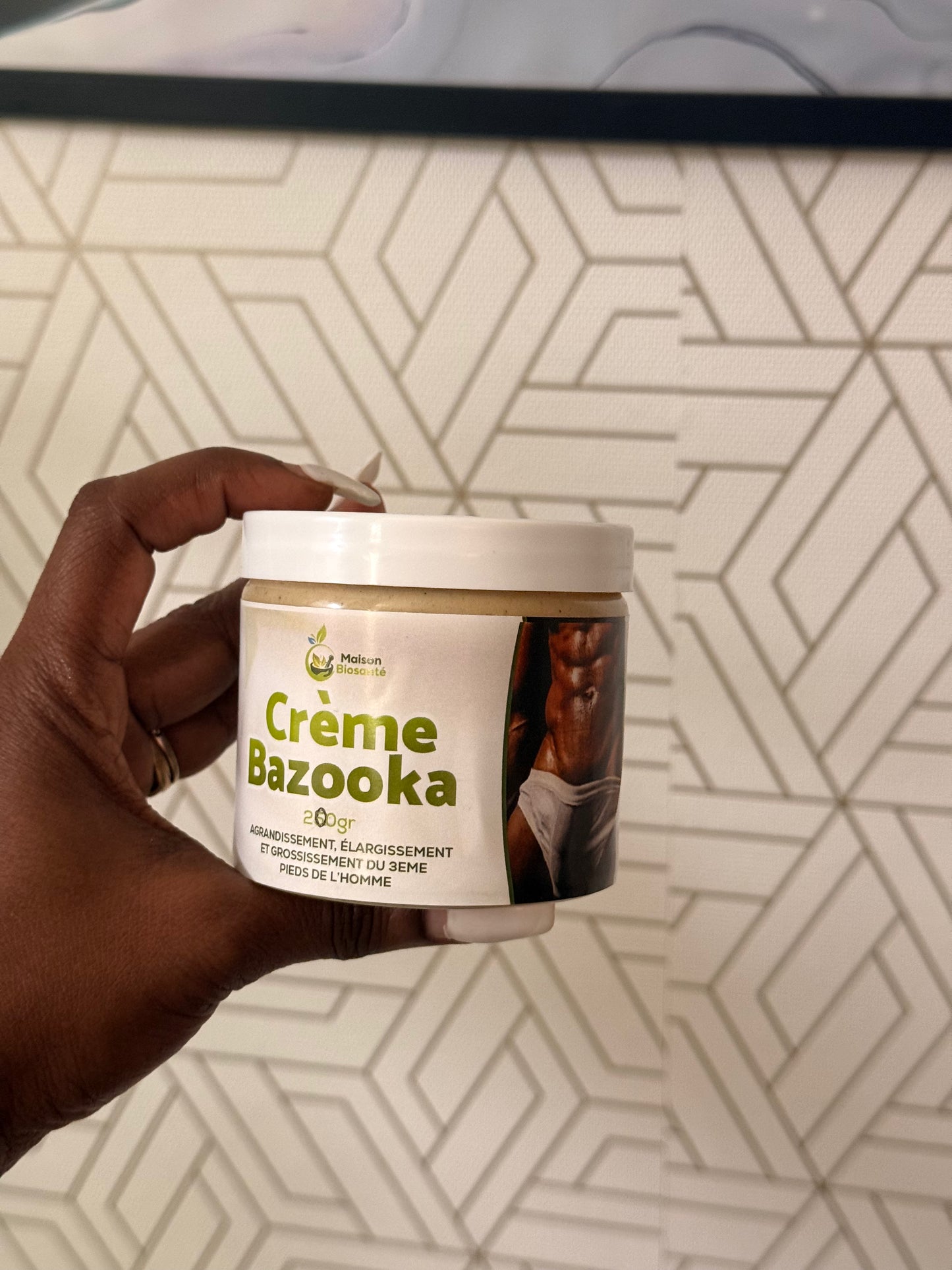 Crème Bazouka AGRANDISSEMENT GÉNITAL DE L'HOMME 100% BIO