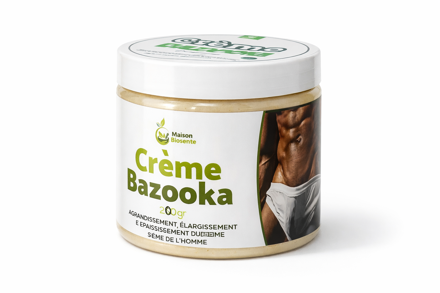 Crème Bazouka AGRANDISSEMENT GÉNITAL DE L'HOMME 100% BIO