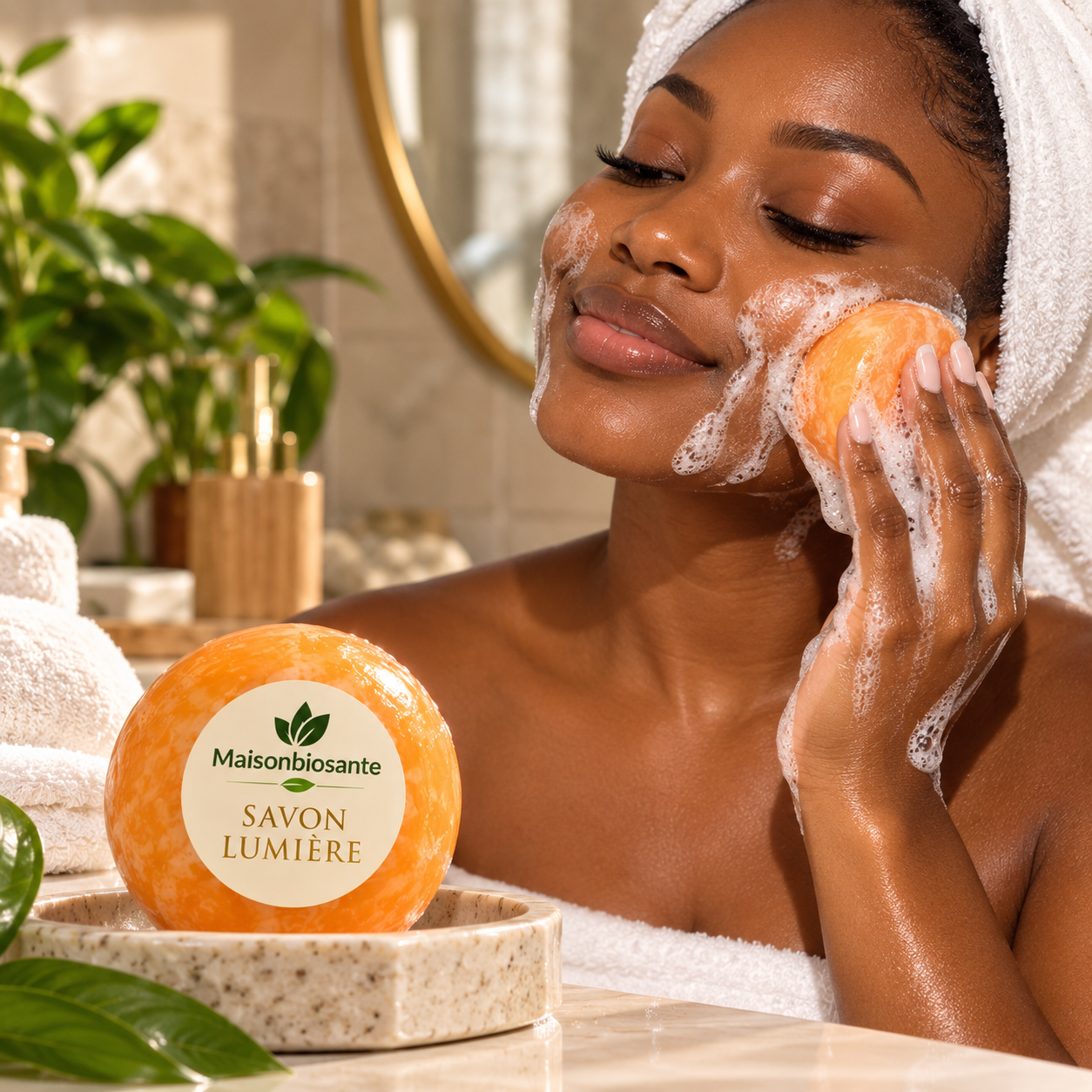 Savon lumière - corrige les imperfections du visage