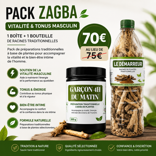 Pack ZAGBA - Erection molle & éjaculation précoce