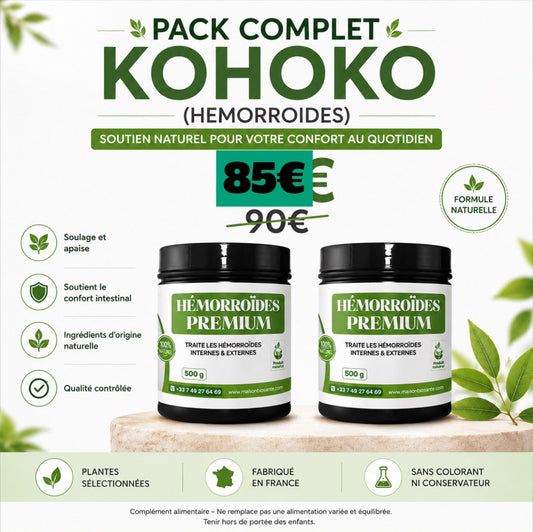 Pack complet kohoko-hémorroïdes