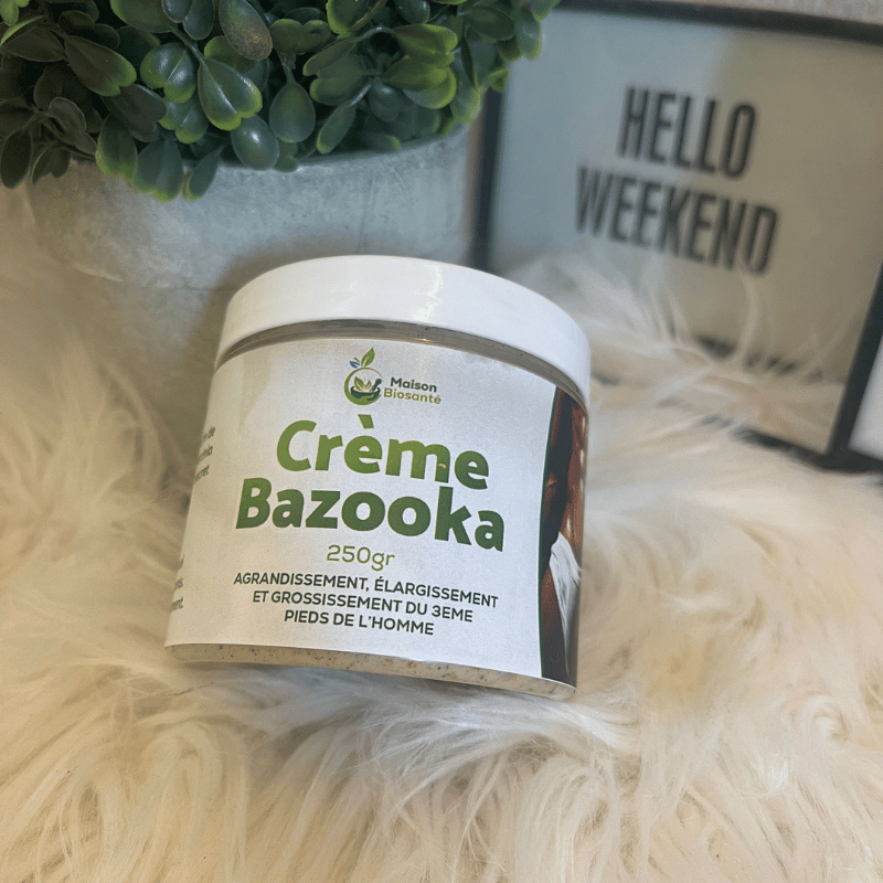 BAZOUKA CREME AGRANDISSEMENT GÉNITAL DE L'HOMME 100% BIO