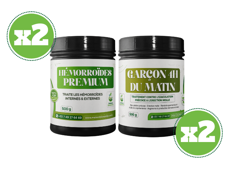 DUO 2 CHOC : hémorroïdes & faiblesse