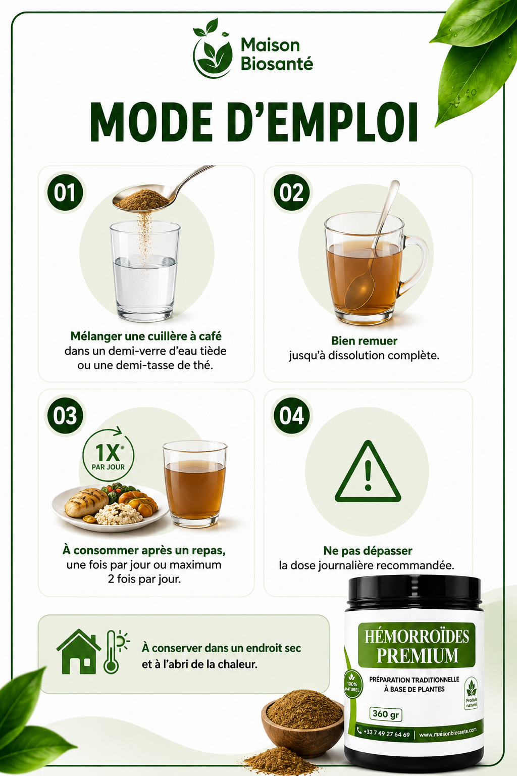 Pack complet kohoko-hémorroïdes internes & externes